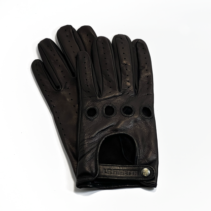 Lambskin Pescaras in Deep Black