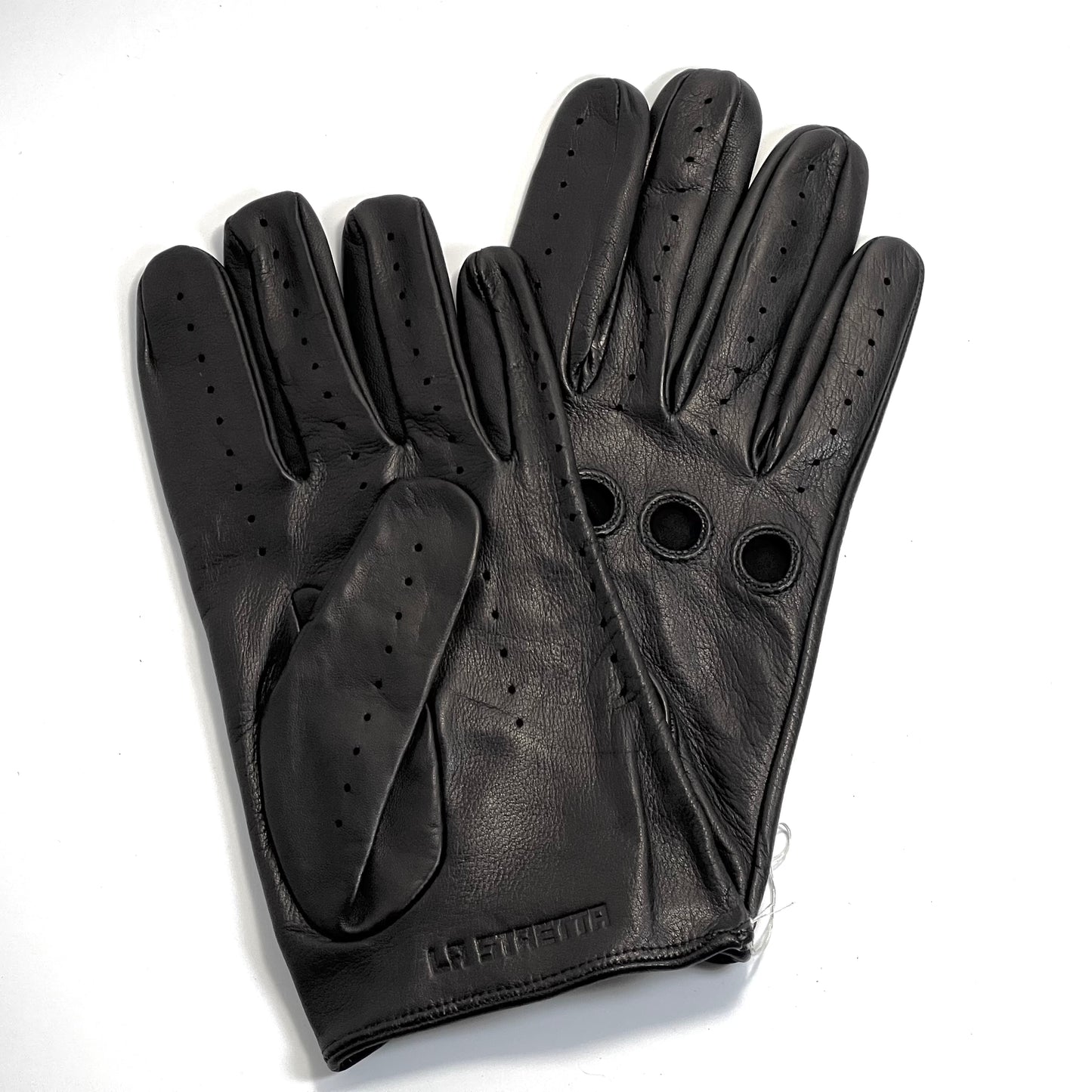 Lambskin Pescaras in Deep Black